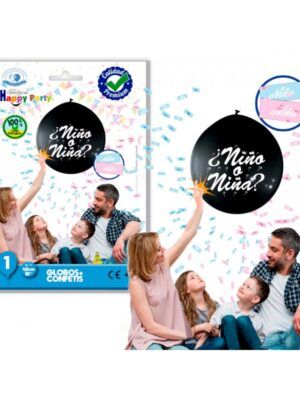 Globo sorpresa confeti niño/niña