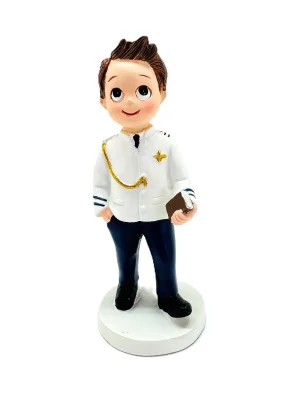 Figura para pastel Comunión Almirante